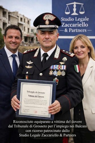Ufficiale dei Carabinieri riconosciuto equiparato a vittima del dovere